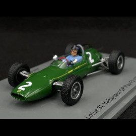 Jim Clark Lotus 32 n° 2 Winner GP Pau 1964 F2 1/43 Spark SF286