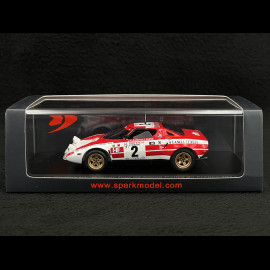 Lancia Stratos HF n° 2 Winner Tour de Corse 1974 1/43 Spark S9074