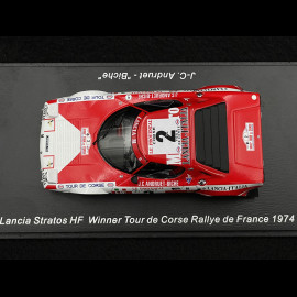 Lancia Stratos HF n° 2 Sieger Tour de Corse 1974 1/43 Spark S9074