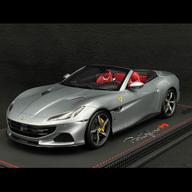 Ferrari Portofino M Spider 2021 Argento Titanio 1/18 BBR Models P18193l