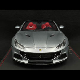 Ferrari Portofino M Spider 2021 Argento Titanio 1/18 BBR Models P18193l