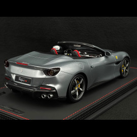 Ferrari Portofino M Spider 2021 Argento Titanio 1/18 BBR Models P18193l