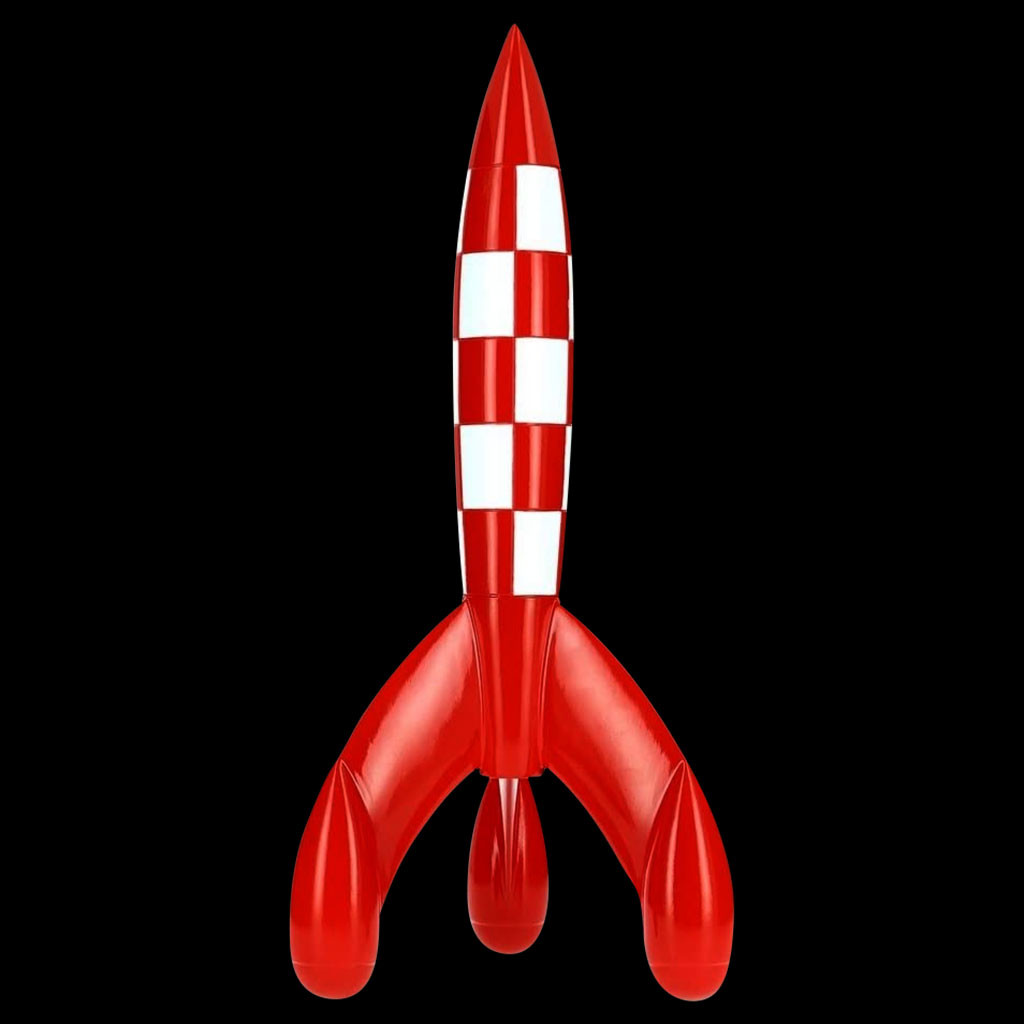 Tintin Rocket - Explorers on the Moon Resin 90 cm 46993 - Elfershop