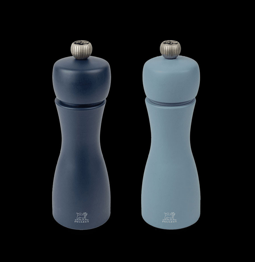 Tahiti Salt And Pepper Mill Set 15 cm, Night & Azur - Peugeot