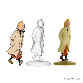 Figurine Tintin Trench coat - The Crab With The Golden Claws Resin 12 cm 42190