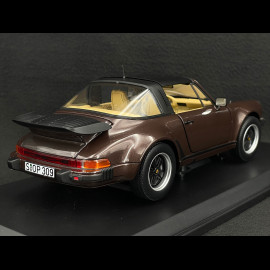 Porsche 911 Turbo Targa Type 930 1987 Metallic Dark Brown 1/18 Norev 187665