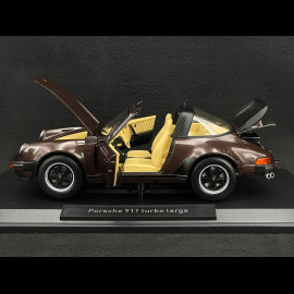 Porsche 911 Turbo Targa Type 930 1987 Metallic Dark Brown 1/18 Norev 187665