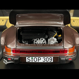 Porsche 911 Turbo Targa Type 930 1987 Metallic Dark Brown 1/18 Norev 187665