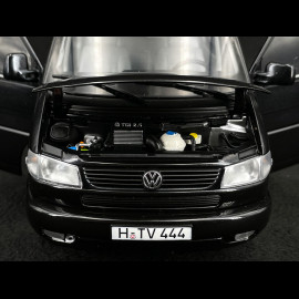 Volkswagen Transporter Bulli T4b Bus Caravelle 1993 Schwarz 1/18 Schuco 450041600