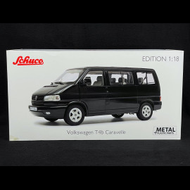 Volkswagen Transporter Bulli T4b Bus Caravelle 1993 Schwarz 1/18 Schuco 450041600