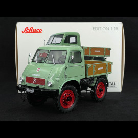 Mercedes - Benz Unimog 401 1955 Hellgrün 1/18 Schuco 450017600