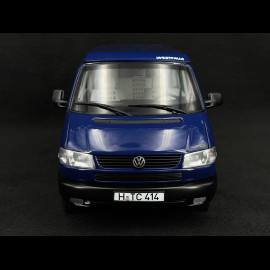 Volkswagen Transporter Bulli T4b Westfalia Camper 1991 Blau 1/18 Schuco 450042100