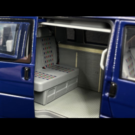 Volkswagen Transporter Bulli T4b Westfalia Camper 1991 Blau 1/18 Schuco 450042100