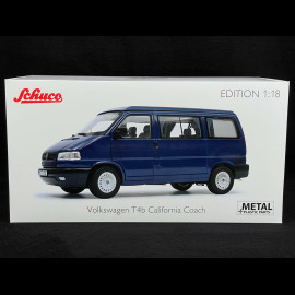 Volkswagen Transporter Bulli T4b Westfalia Camper 1991 Blau 1/18 Schuco 450042100