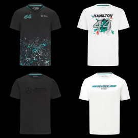 Set of 4 Mercedes-AMG Petronas F1 Team T-Shirt - Men