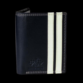 Wallet Jacky Ickx x 24h Le Mans Collection Navy Leather Blue 26977-1000