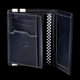 Wallet Jacky Ickx x 24h Le Mans Collection Navy Leather Blue 26977-1000