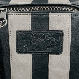 Sehr Große Ledertasche Jacky Ickx x 24h Le Mans Collection - Marineblau 26976-1000