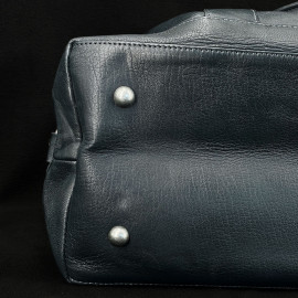 Very Big Leather Bag Jacky Ickx x 24h Le Mans Collection - Navy blue 26976-1000