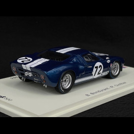 Ford GT40 n° 72 3rd 2000 km Daytona 1965 1/43 Spark US249