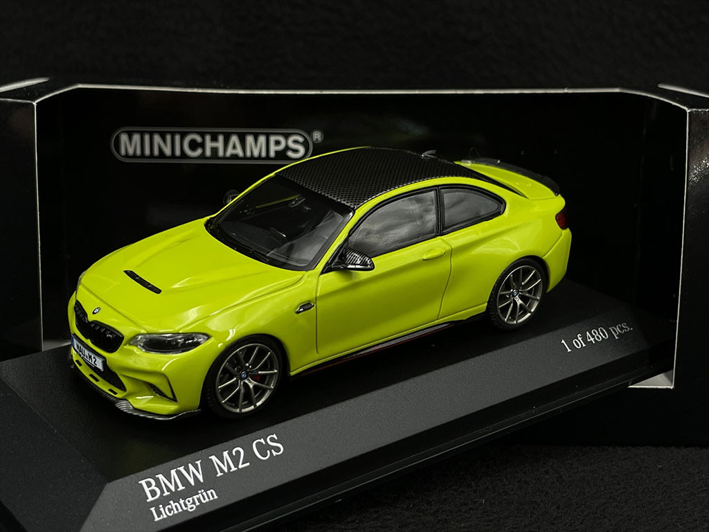 BMW M2 CS F87 2020 Green 1/43 Minichamps 410021029 - Elfershop