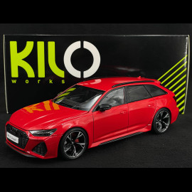 Audi RS6 Avant 2021 Tango Red 1/18 Keng Fai VAKW-0102
