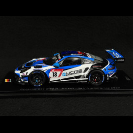 Porsche 911 GT3 R Type 991 n° 18 24h Nürburgring 2022 1/43 Spark SG860