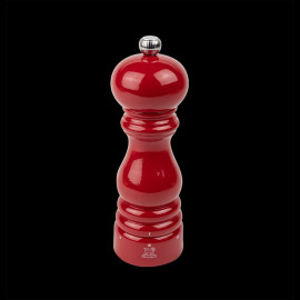 Salt mill Paris 18cm Red lacquered Wood Peugeot
