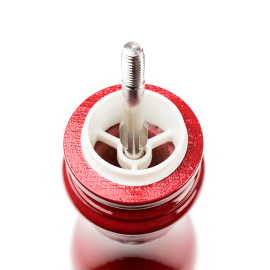 Salt mill Paris 18cm Red lacquered Wood Peugeot