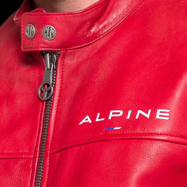 Lederjacke Alpine Collection Rennrot 27024-0282 - Herren