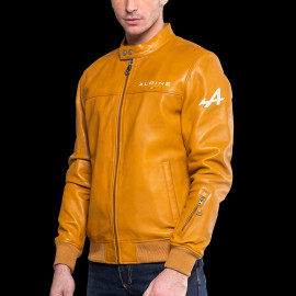 Leather jacket Alpine Collection Yellow 27024-2038 - men