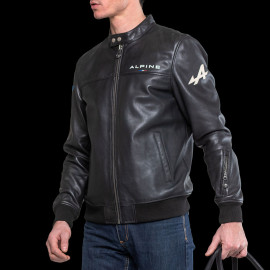 Leather jacket Alpine Collection Black 27024-3046 - men