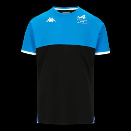 Alpine T-Shirt Endurance Team Kappa Blue / Black Cotton 341L2HW - Men