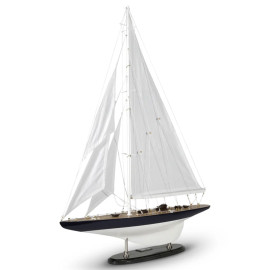 Rainbow Class J 1934 Boat Model America's Cup sailboat 65 cm 1/60 Wood