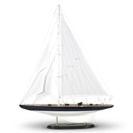 Rainbow Class J 1934 Boot Modell America's Cup-Segelboot 65 cm 1/60 Holz