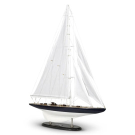 Rainbow Class J 1934 Boot Modell America's Cup-Segelboot 65 cm 1/60 Holz