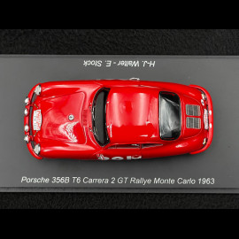 Porsche 356 B T6 Carrera GT N° 291 Rallye Monte Carlo 1963 1/43 Spark S6143
