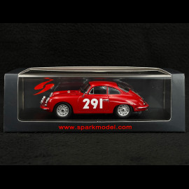 Porsche 356 B T6 Carrera GT N° 291 Rallye Monte Carlo 1963 1/43 Spark S6143