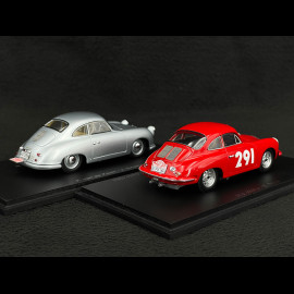 Duo Porsche 356 Rallye de Monte Carlo 1/43 Spark S6130-S6143