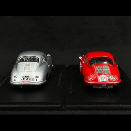 Duo Porsche 356 Rallye de Monte Carlo 1/43 Spark S6130-S6143