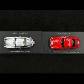 Duo Porsche 356 Rallye de Monte Carlo 1/43 Spark S6130-S6143