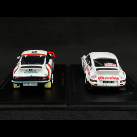 Duo Porsche 911 Carrera Classic Rally 1975 / 1978 1/43 Spark S4018-S6630