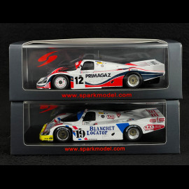 Duo Porsche 956 24h Le Mans 1986 1/43 Spark S9869-S9870