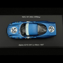 Alpine A210 N° 58 24h Le Mans 1967 1/43 Spark S5692