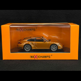 Porsche 911 Turbo Type 997 2009 Nordisch Gold Metallic 1/43 Minichamps 940069011
