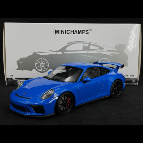 Porsche 911 GT3 Type 991 2018 Shark Blue 1/18 Minichamps 110067024