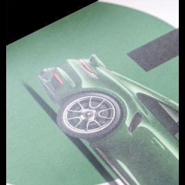 Set of 4 Posters Porsche 911 75 Years Edition Driven by Dreams WAP0504700R75Y