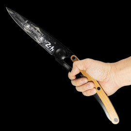 24h Le Mans Messer 100 Jahre Nachtausgabe Tattoo Titan Olivenholz Deejo DEE000762