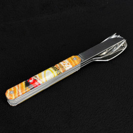 24h Le Mans Cutlery set 1963 magnetic stainless steel Mirror Akinod AKI000362