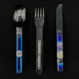 24h Le Mans Cutlery set 2023 magnetic stainless steel Shiny black Akinod AKI000363